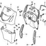 Μάσκα Εμπρός Honda SH-125/150 - '03-'04