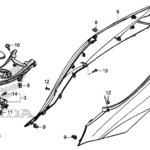 Καπάκι Σέλας Δεξί Honda PCX-150