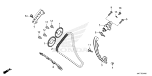 Γλύστρα Καδένας Εκκεντροφόρου Honda CB/CBR-650R